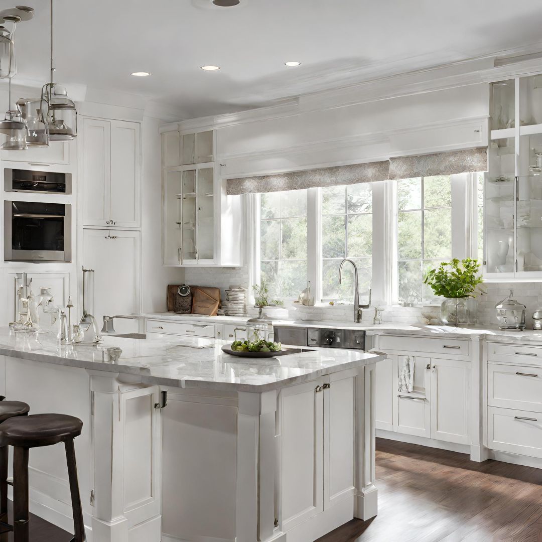 craftsman kitchens with painted cabinets        <h3 class=